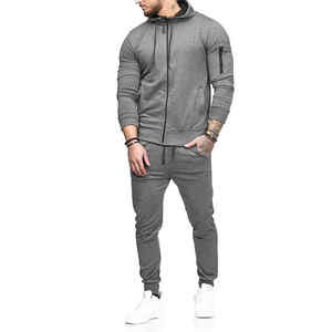 Streetwear de haute qualité 100% coton sweat à capuche blanc lourd et ensemble de pantalons de survêtement évasé survêtement pour unisexe - Product Image 5