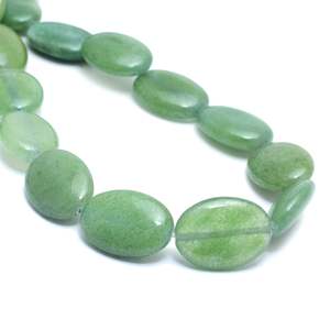 Cuentas de Ónix Ovaladas Verde Cazador Natural de 15 Pulgadas, Hilo de Piedras Preciosas para Fabricación de Joyas, Suministro al por Mayor de Moda Chakralume - Product Image 2