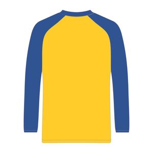 Hbcu เสื้อยืดแขนยาว sgrho Raglan ทางการศึกษาเสื้อยืดผ้าฝ้ายกำมะหยี่สีทองสำหรับคนกรีก Sigma Rho เสื้อยืดแฟชั่น - Product Image 3