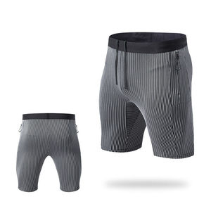 Shorts de course pour homme de haute qualité, solides, à séchage rapide, respirants, en coton/polyester, taille mi-haute, fermeture à cordon de serrage, pour la salle de sport - Product Image 5