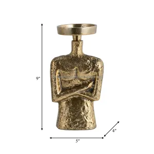 Candelabro de Metal Decorativo de Lujo para Bodas, Portavelas para Organizadores de Eventos, Decoración para Fiestas de Boda y Hogar - Product Image 6