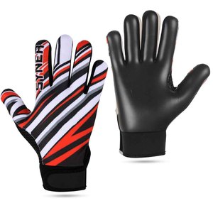 Gants géliques coupe-vent réglables avec fermeture auto-agrippante pour le football GAA, fabriqués au Pakistan, confortables, respirants, en cuir et latex, avec logo. - Product Image 1