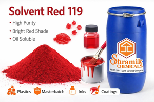 Colorant rouge 119 de haute pureté, soluble dans l'huile, de Shramik Chemicals, pour plastiques, encres, revêtements et masterbatch - Product Image 3