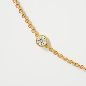Collier délicat en or jaune 14 carats avec diamant de laboratoire de luxe de 5,82 carats, taille radiant, serti clos, certifié IGI - Cadeau d'anniversaire pour femme - Product Image 3