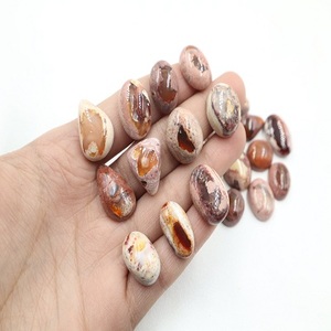 Opale naturelle de qualité supérieure et opale de feu mexicaine, cabochon lisse de formes variées, pierres précieuses en vrac pour la fabrication de bijoux en gros - Product Image 3