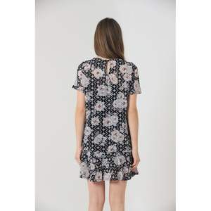 Robes à motifs floraux noirs en gros de Topshow - Product Image 3