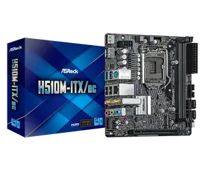 H510M-ITX ASRock/Ổ Cắm Chipset Máy Tính Để Bàn Ac DDR4-SDRAM ITX Mini LGA 1200 Băng Tần Kép 802.11ac Hoàn Toàn Mới