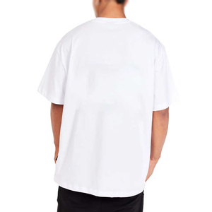 T-shirts unisexes en coton 100% tricoté épais avec logo personnalisé, écologiques, streetwear pour hommes, avec impression numérique - Product Image 3