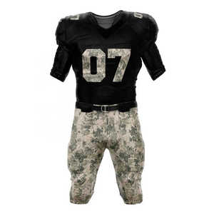 Maillot de football américain sur mesure de haute qualité 2026, respirant, à manches courtes, imprimé par sublimation, anti-humidité, unisexe - Product Image 1