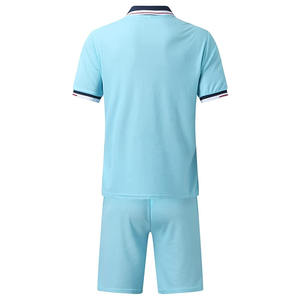 เสื้อยืดกางเกงขาสั้นสำหรับผู้ชายสองชิ้นสำหรับใส่ได้ทั้งชายและหญิงโลโก้ออกแบบได้ตามที่ต้องการ - Product Image 6