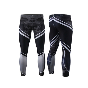 Leggings de compression personnalisés pour hommes Respirant Séchage rapide Anti-bactérien Taille élastique Dernier design Gym Fitness Workout High-Tech - Product Image 4