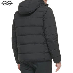 Veste bouffante avant pour hommes manteau d'hiver léger et chaud fermeture à pression design matelassé élégant coque extérieure résistante à l'eau - Product Image 4