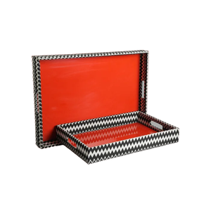 Offre spéciale plateau d'impression en bois de meilleure qualité plateau de service décoratif pour la maison personnalisé pour la cuisine au prix de gros de l'Inde - Product Image 1