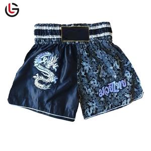 2025 Top tendance Muay Thai Shorts hommes entraînement combat équipement sport Kickboxing BJJ lutte Muay Thai court pour hommes - Product Image 1