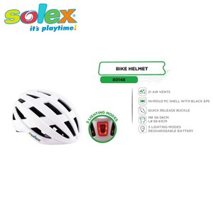 Casco Deportivo con Iluminación LED, Ajustable y Recargable, con Protección de Plástico EPS y Ajuste Cómodo - Product Image 2