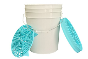 Seau de Lavage Auto <span class=keywords><strong>en</strong></span> Plastique de 5 Gallons <span class=keywords><strong>en</strong></span> Gros avec <span class=keywords><strong>Kit</strong></span> de Lavage, Couvercle Gamma et Poignée de Transport pour l'Entretien Automobile - Product Image 6