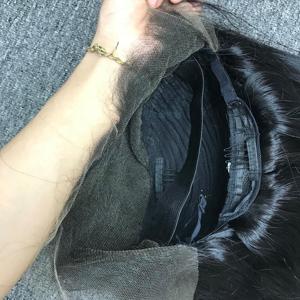 100% extensiones de cabello humano virgen vietnamita sin procesar hueso recto HD para peluca de encaje suizo en colores #1 y # 1B - Product Image 4