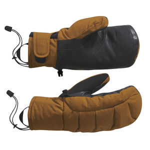 Top vente chaud Ski main gants respirant hommes en cuir de vachette Snowboard imperméable mitaines polaire doublure gants pour l'hiver - Product Image 3