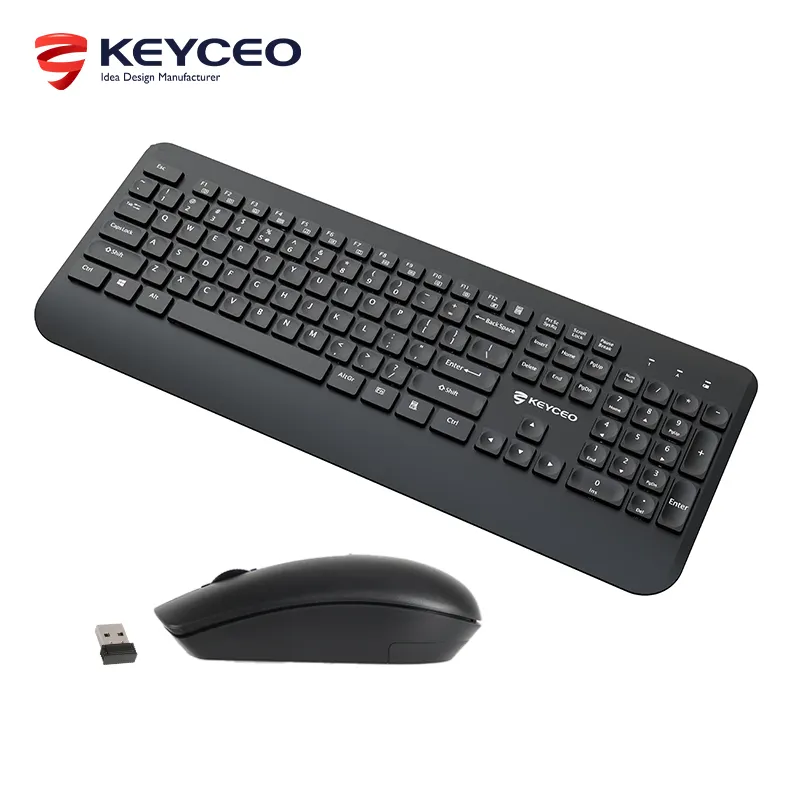 2023 Kantor Nirkabel Combo Ergonomis Nyaman Sandaran Tangan Bentuk Lucu Mudah Dibawa Keyboard Mouse