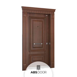 ประตูเหล็กไม้หรูหรา ABSDOOR ZENITH สำหรับทางเข้าบ้าน ความปลอดภัยสูง ฉนวนกันความร้อนเหนือระดับมาตรฐาน ป้องกันได้สูงสุด ผลิตในตุรกี - Product Image 4
