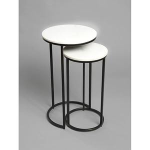 Diseño de mesa auxiliar de metal Mesas auxiliares de acento de metal para sala de estar y muebles para el hogar mesa auxiliar de alta calidad - Product Image 2