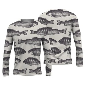 Caza MOQ camisetas impresas logotipo personalizado al aire libre UPF50 + protección solar rápido cómodo al aire libre pesca camisetas camiseta de fútbol - Product Image 5