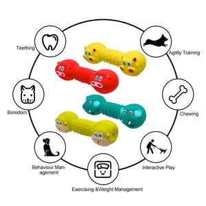 ของเล่นยางลาเท็กซ์สำหรับสุนัข ของเล่นมีเสียง ของเล่นทำความสะอาดฟัน สำหรับสัตว์เลี้ยงพันธุ์เล็กและพันธุ์กลาง - Product Image 3