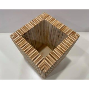 Fabricantes y proveedores de portalápices de madera de diseño clásico, portalápices de madera de primera calidad para organizador de escritorio, portalápices - Product Image 4