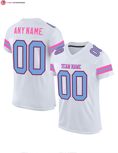 เสื้อเจอร์ซีย์ทีมอเมริกันฟุตบอลเสื้อตาข่ายระบายอากาศ - Product Image 1