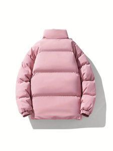 แจ็กเก็ตบอมเบอร์สำหรับผู้ชายเสื้อแจ็กเก็ตกันน้ำสีพื้นเรียบเรียบดีไซน์ใหม่ - Product Image 4