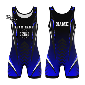Singlet de Lucha Personalizado Sublimado al por Mayor para Niñas, Singlet de Lucha para Recaudación de Fondos para Hombres - Product Image 4