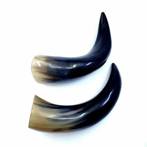 Authentique artisanat nordique rustique Viking corne à boire tasses en céramique pour célébrer les vacances - Product Image 5