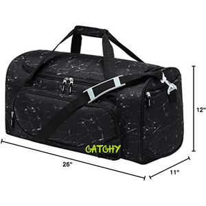 <b>Large</b> Sports Gaa Gear Equipment Training Gym <b>Bag</b> Baseball Basketball Football Soccer <b>Duffle</b> <b>Bag</b> With Ball Compartment - Product Image 2