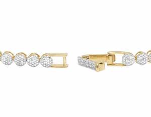 Luxury Round Cut Moissanite Diamond Iced Out S925 Silver Custom Classic <b>Bracelet</b> for <b>Men</b> & Women Gift - Product Image 4