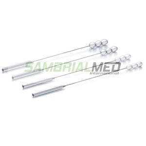Sambrialmed International German Stainless Steel Wave Shape <b>Bakes</b> Gal Ducket Dilators Set 8 Pieces 7mm-13mm Manual Reusable for - Product Image 2