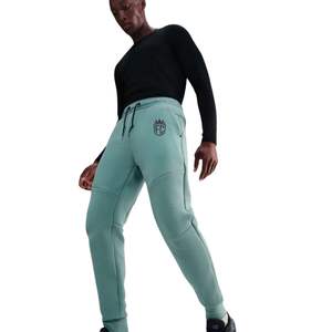 Pantalones Deportivos de Felpa Técnica para Hombre en Color Ferozi, Ligeros, Cálidos, para Entrenamiento Atlético, Corte Ajustado, Ropa Deportiva Premium - Product Image 5