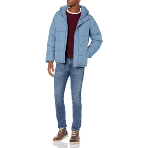 Doudoune chaude d'extérieur pour hommes avec capuche et fermeture à glissière vestes élégantes isolées pour hommes pour la neige et la pluie - Product Image 6