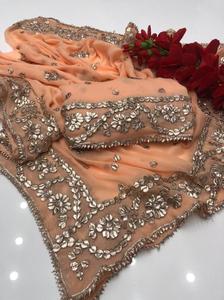 Conjunto de traje de Ndian/akistani Sona chandi Salwar kameez para mujer, vestido de Ndian unjabi goota - Product Image 6