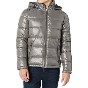 Chaqueta de Invierno Acolchada Personalizada para Hombre, Talla Grande, con Cuello Alto y Logotipo Frontal, Alta Calidad, Resistente al Viento, Envío DDP, 2025 - Product Image 3