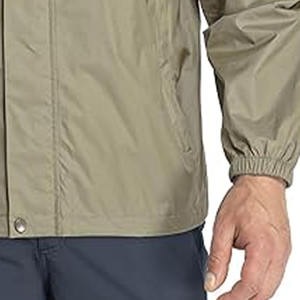 Conjunto cortavientos personalizado impermeable chaqueta de lluvia para hombre al aire libre con paneles de logotipo personalizado ligero 2025 subido por Dress Sports - Product Image 3