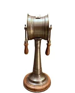 Porte-stylo en métal artisanal de style vintage, télégraphe marin en laiton, objet de collection, prix de gros bon marché - Product Image 2