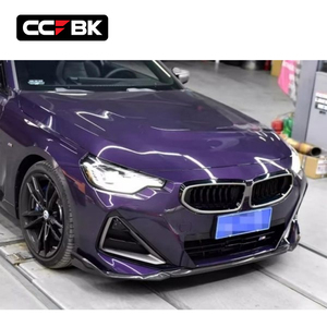 Para <span class=keywords><strong>BMW</strong></span> G42 M Sport 218i 220i <span class=keywords><strong>220d</strong></span> 230i 240i 2021-2026, alerón delantero de fibra de carbono seca estilo MP, divisor de labio inferior 51195A34859 - Product Image 3
