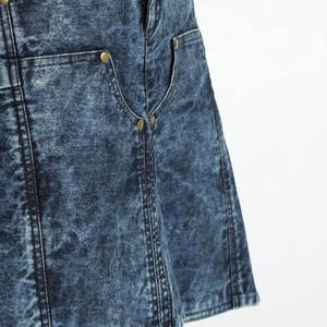 Kilt écossais classique vintage pour homme, en denim délavé audacieux, style robuste, bretelles réglables, 2026 - Product Image 5