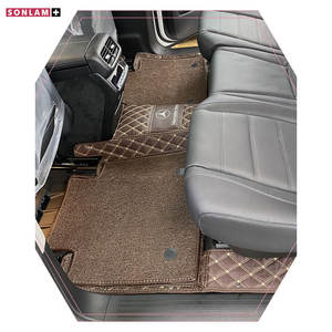Nano Carbon Leather Car Mats Wholesale ODM Luxury <b>Accessories</b> for Cars Custom Car Floor Mats Mercedes Benz GLS-Class Full Set - Product Image 6