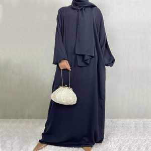 High Quality <b>One</b> <b>Piece</b> for Jilbab Traditional Muslim <b>Prayer</b> Abaya <b>Dress</b> with Overhead Khimar for Spring 2025 Thobe/Thawb - Product Image 3