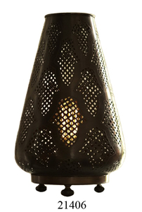 Portavelas decorativo para jardín con portavelas con acabado antiguo de cobre para decoración de iluminación - Product Image 3