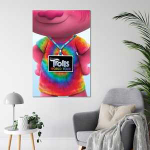 Bracelets promotionnels Trolls World Tour Backstage Pass avec design d'affiche - Product Image 2