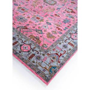 Alfombras de Lana Anudadas a Mano Cyanna 9x12, Rectangulares con Medallón Rosa y Morado, para Decoración de Sala de Estar - Modelo Skwl-259 - Product Image 2