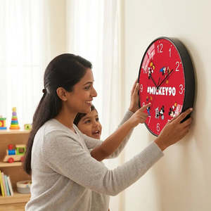 Horloge murale en quartz à face unique Disney Mickey en plastique - Product Image 2