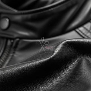 แจ็คเก็ตผู้ชายสไตล์สตรีทแวร์ ผ้าแคนวาสผสมหนังแท้ กันน้ำ ทนทาน อุ่นสบายสำหรับฤดูหนาว ดีไซน์คอตั้ง แฟชั่น ซิป  ลำลอง สไตล์ไบค์เกอร์ - Product Image 4